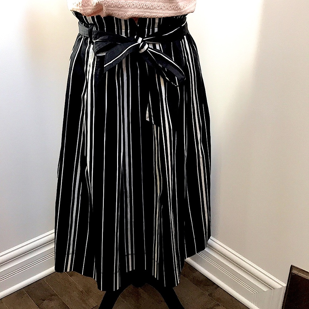 Black and white skirt